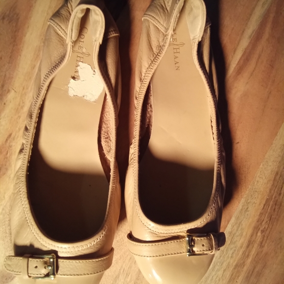 Cole Haan Women's Beige Ballet Leather Shoes # 41049 Sz.8.5B $40.00 - Picture 6 of 9